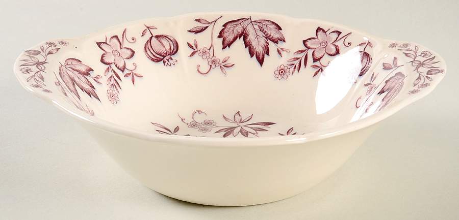 Malvern Plum Lugged Cereal Bowl by Johnson Brothers-1