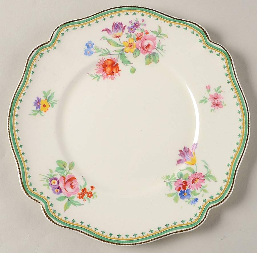 Malvern (Old Staffordshire) Square Salad Plate by Johnson Brothers-1