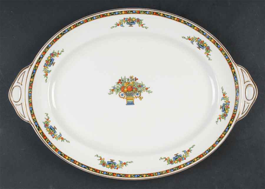 Marjorie 15" Oval Serving Platter by Johnson Brothers-1