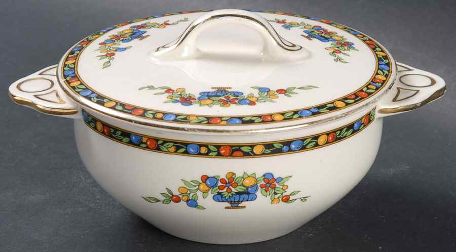 Marjorie Cream Soup Bowl & Lid Set by Johnson Brothers-1