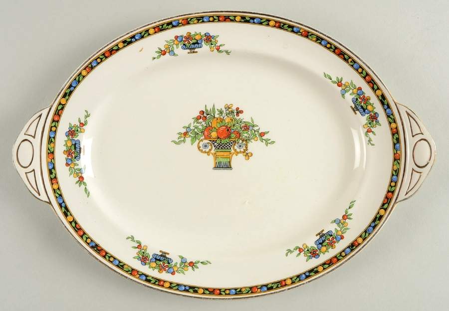 Marjorie 11" Oval Serving Platter by Johnson Brothers-1