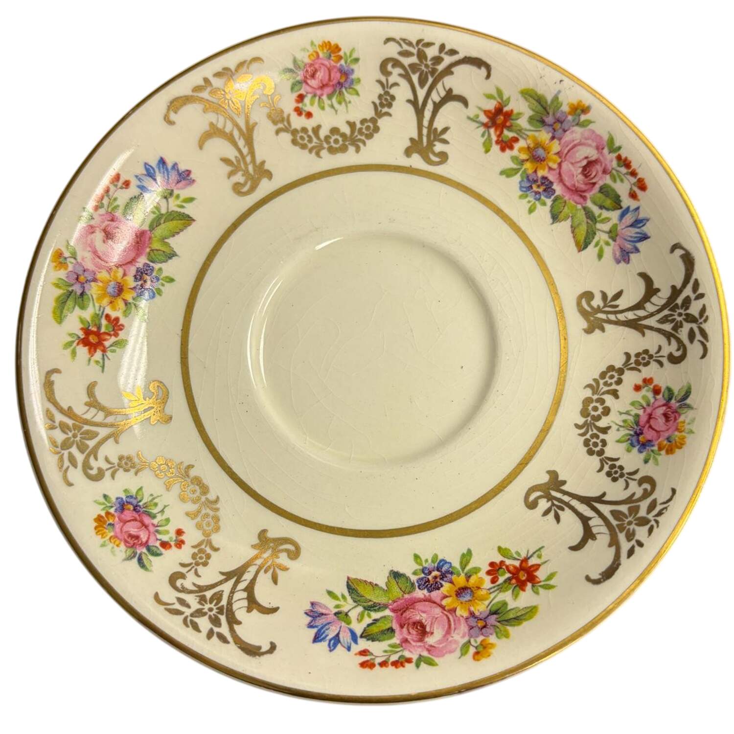 Marlborough Saucer for Cream Soup Bowl by Johnson Brothers-1