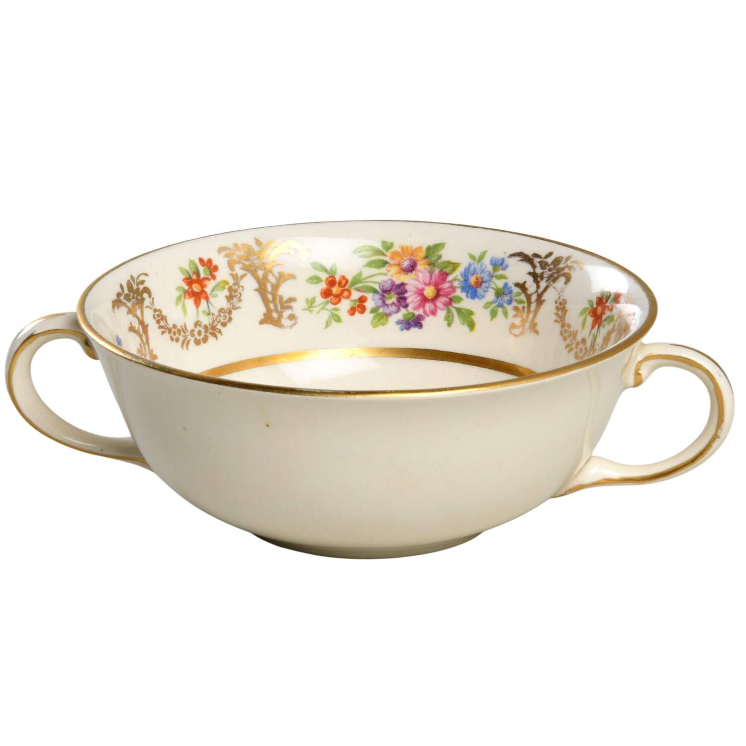Marlborough Flat Cream Soup Bowl by Johnson Brothers-1