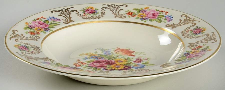 Marlborough Rim Soup Bowl by Johnson Brothers-1