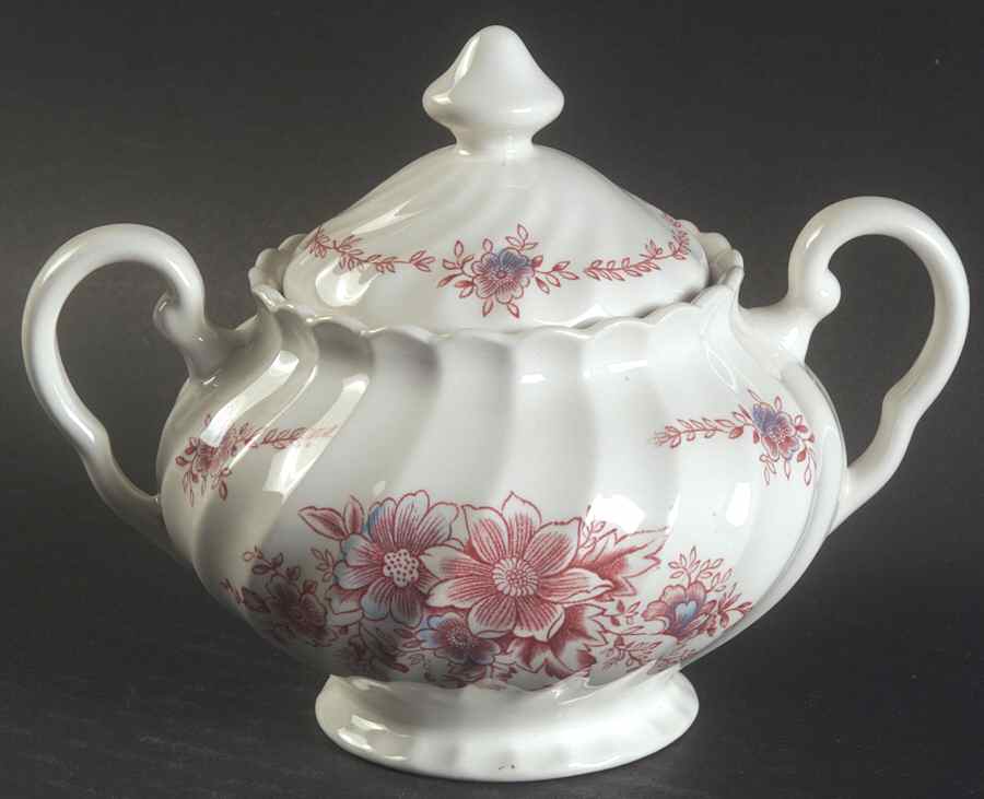 Marlow (Newer) Sugar Bowl & Lid by Johnson Brothers-1