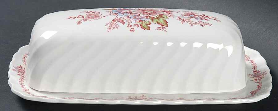 Marlow (Newer) 1/4 Lb Covered Butter by Johnson Brothers-1