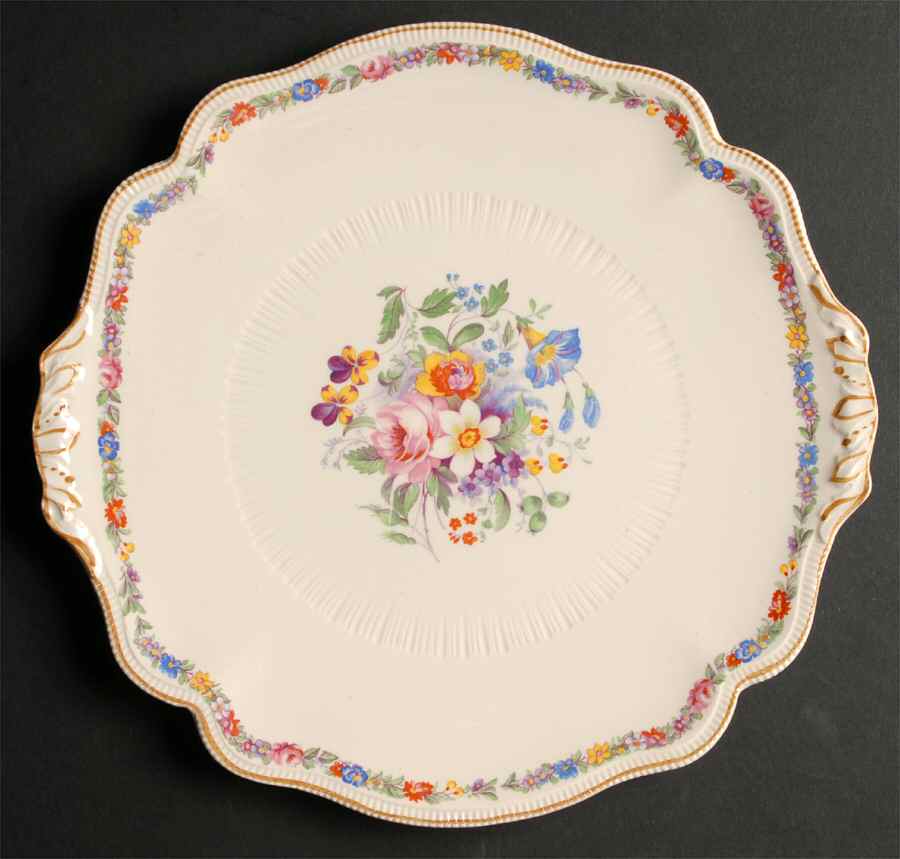 Marlow (Older) Handled Cake Plate by Johnson Brothers-1