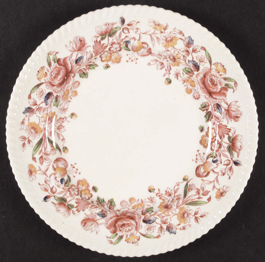 Margaret Rose Pink Multicolor Dinner Plate by Johnson Brothers-1