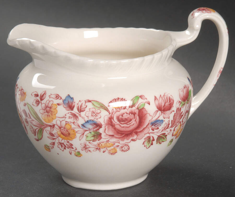 Margaret Rose Pink Multicolor Creamer by Johnson Brothers-1