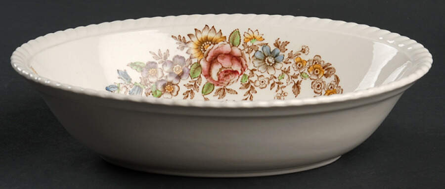 The Marquis (Windsor Ware) 9" Oval Vegetable Bowl by Johnson Brothers-1