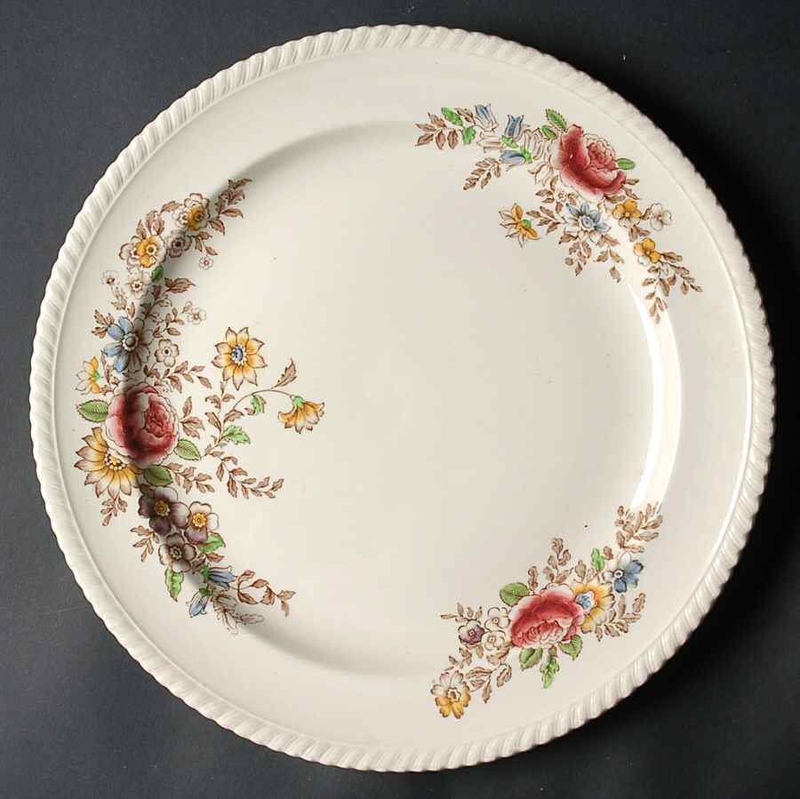 The Marquis (Windsor Ware) 12" Chop Plate (Round Platter) by Johnson Brothers-1