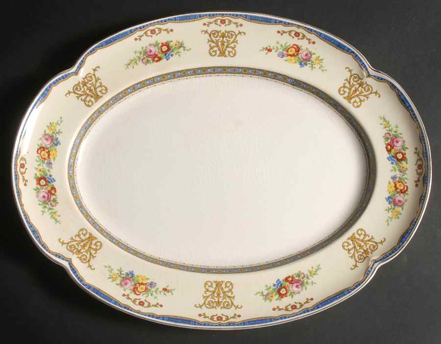 The Marquis (Pareek) 16" Oval Serving Platter by Johnson Brothers-1