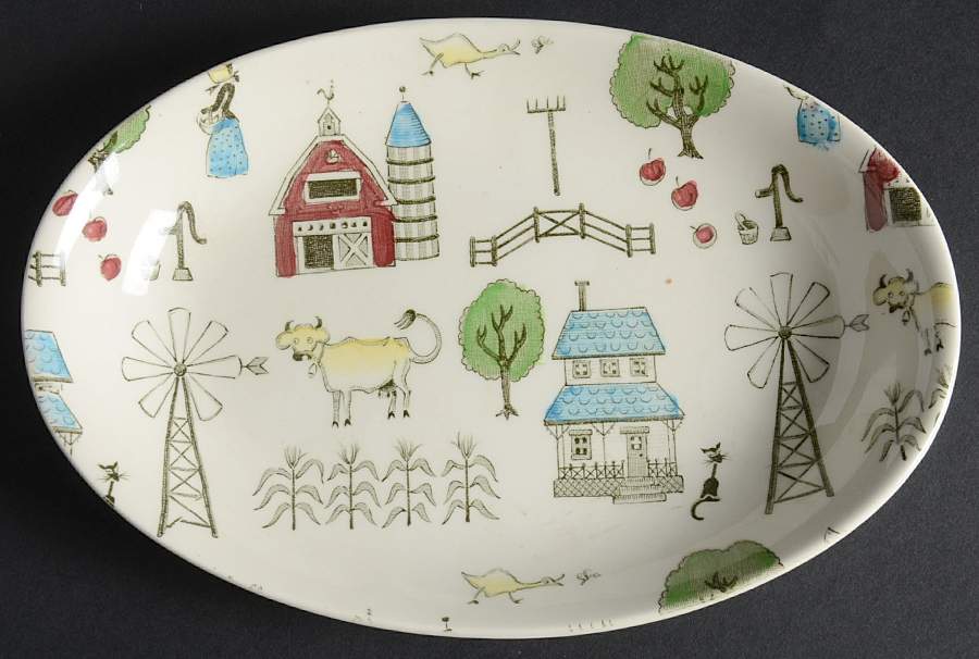 Mcdonald's Farm Relish/Gravy Underplate by Johnson Brothers-1
