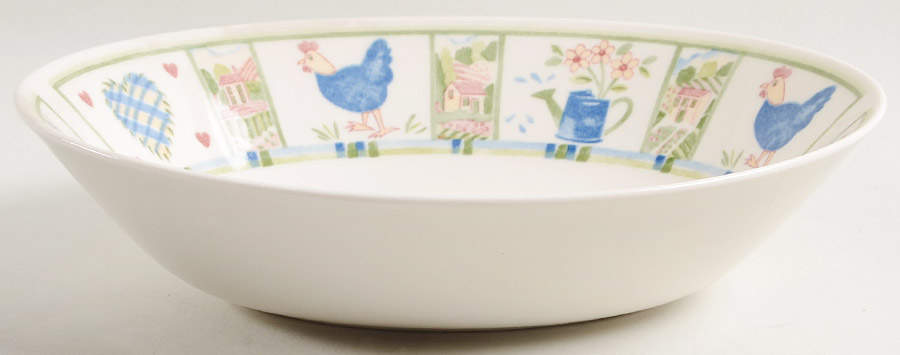 Meadow Brook 9" Oval Vegetable Bowl by Johnson Brothers-1