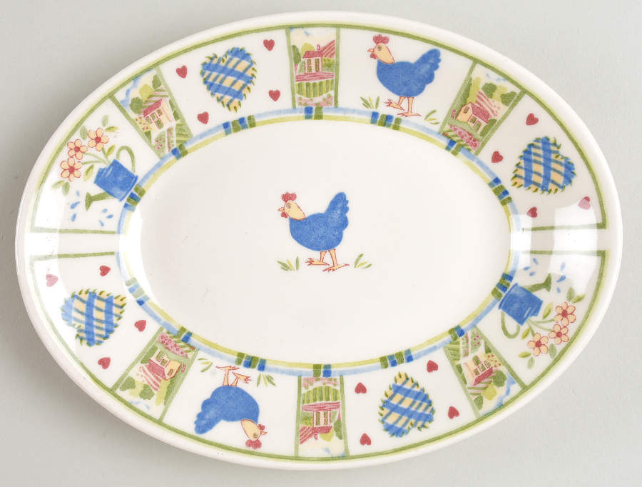 Meadow Brook Pickle Dish by Johnson Brothers-1