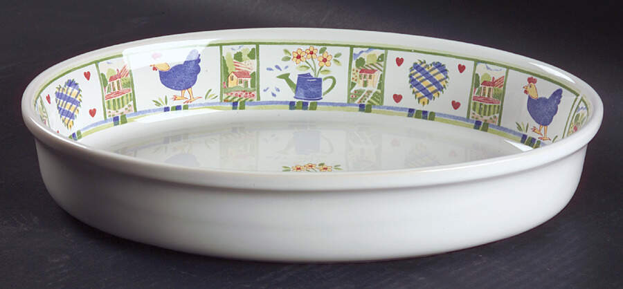 Meadow Brook 12'' Oval Baker by Johnson Brothers-1