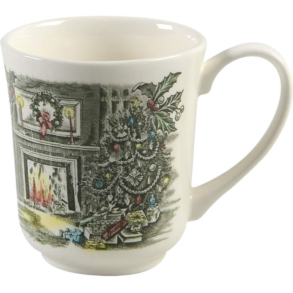 Merry Christmas ("A Genuine Hand Engraving") Mug by Johnson Brothers-1