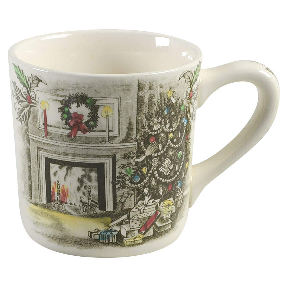 Merry Christmas ("A Genuine Hand Engraving") Mug by Johnson Brothers-1