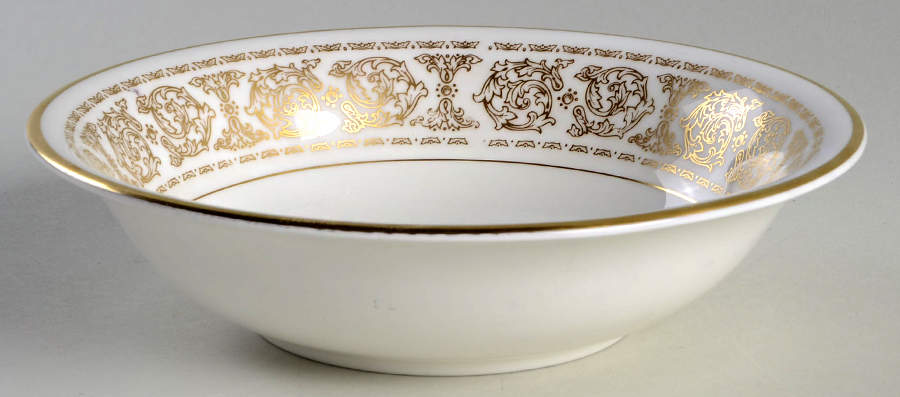 Medici Gold Coupe Cereal Bowl by Johnson Brothers-1