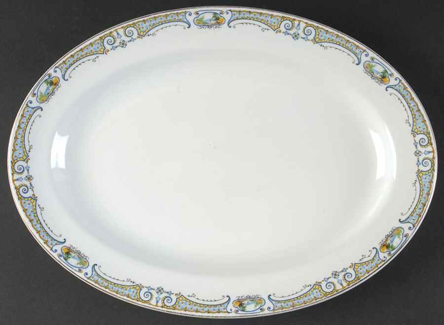 Melba 12" Oval Serving Platter by Johnson Brothers-1