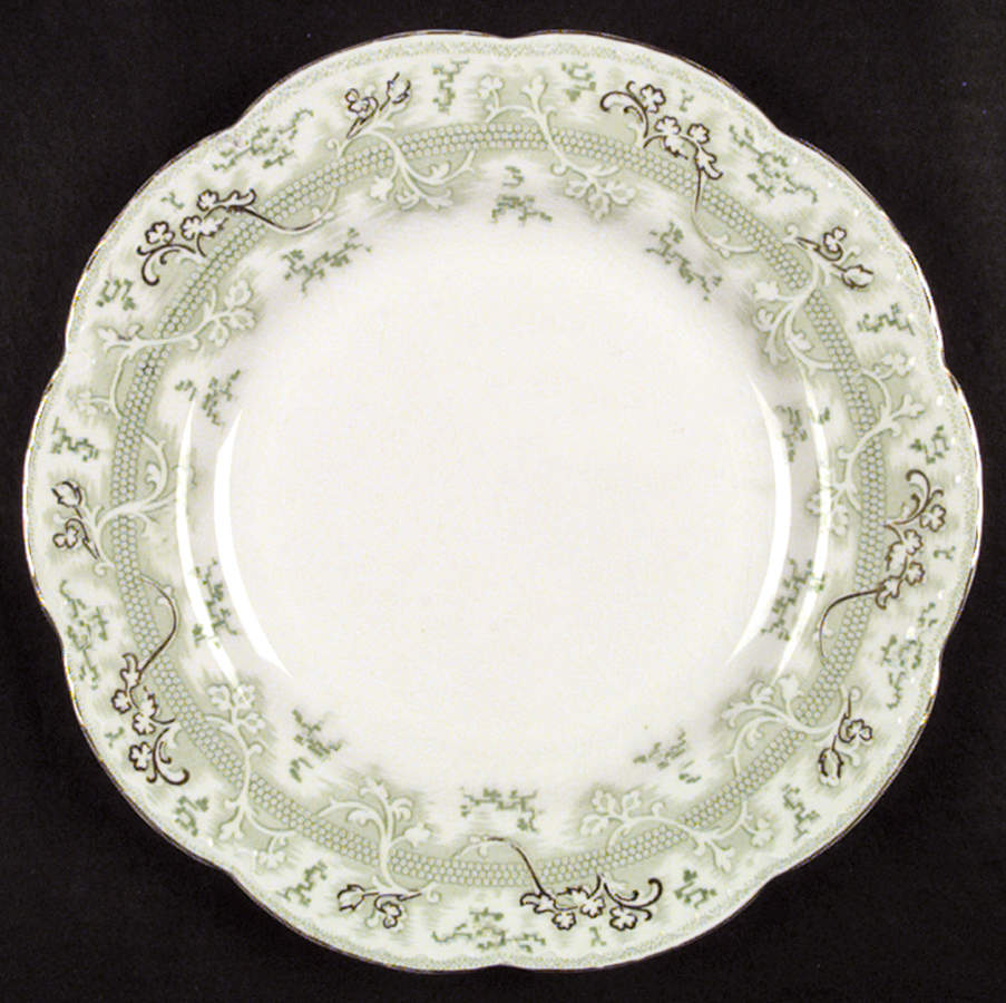 The Mikado Green Dinner Plate by Johnson Brothers-1