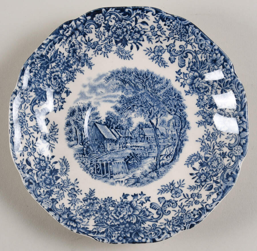 Millstream Blue Saucer by Johnson Brothers-1