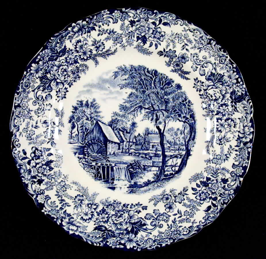 Millstream Blue Dinner Plate by Johnson Brothers-1