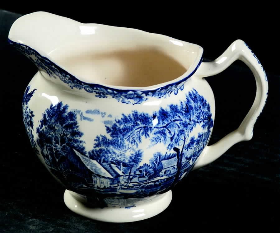 Millstream Blue Creamer by Johnson Brothers-1