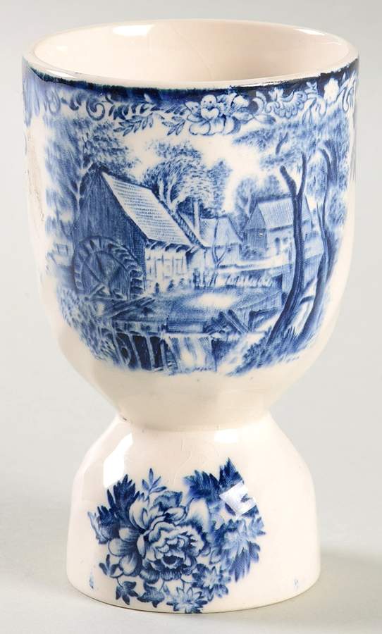 Millstream Blue Double Egg Cup by Johnson Brothers-1