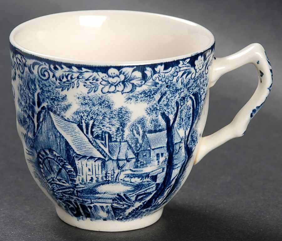 Millstream Blue Flat Demitasse Cup by Johnson Brothers-1