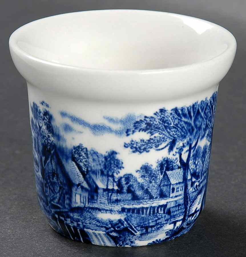 Millstream Blue Single Egg Cup by Johnson Brothers-1