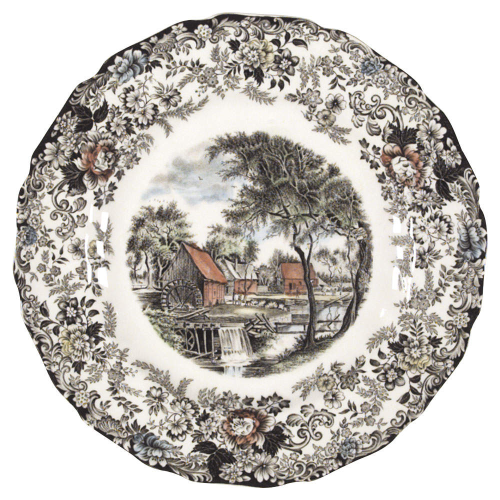 Millstream Brown Multicolor Dinner Plate by Johnson Brothers-1