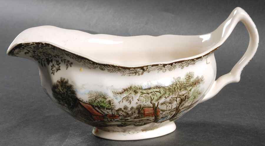 Millstream Brown Multicolor Gravy Boat by Johnson Brothers-1