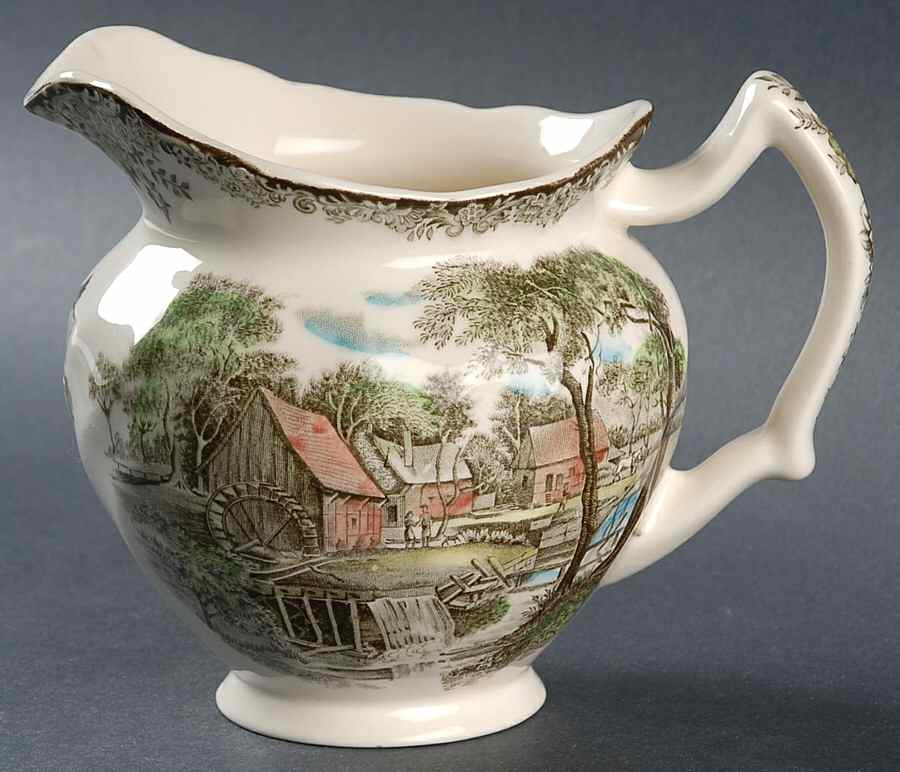 Millstream Brown Multicolor 24 Oz Pitcher by Johnson Brothers-1