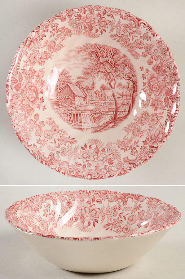 Millstream Pink Coupe Cereal Bowl by Johnson Brothers-1