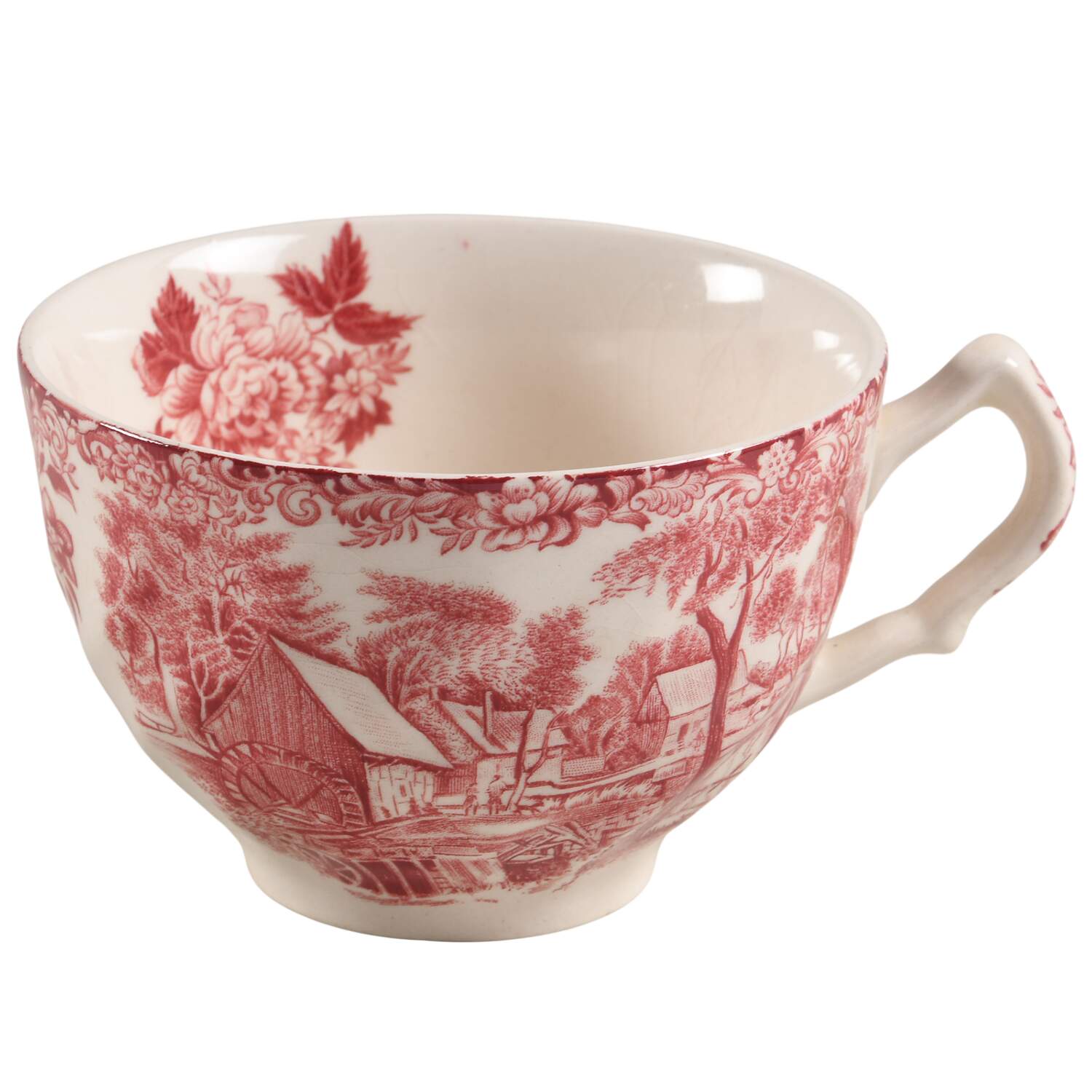 Millstream Pink Flat Cup by Johnson Brothers-1