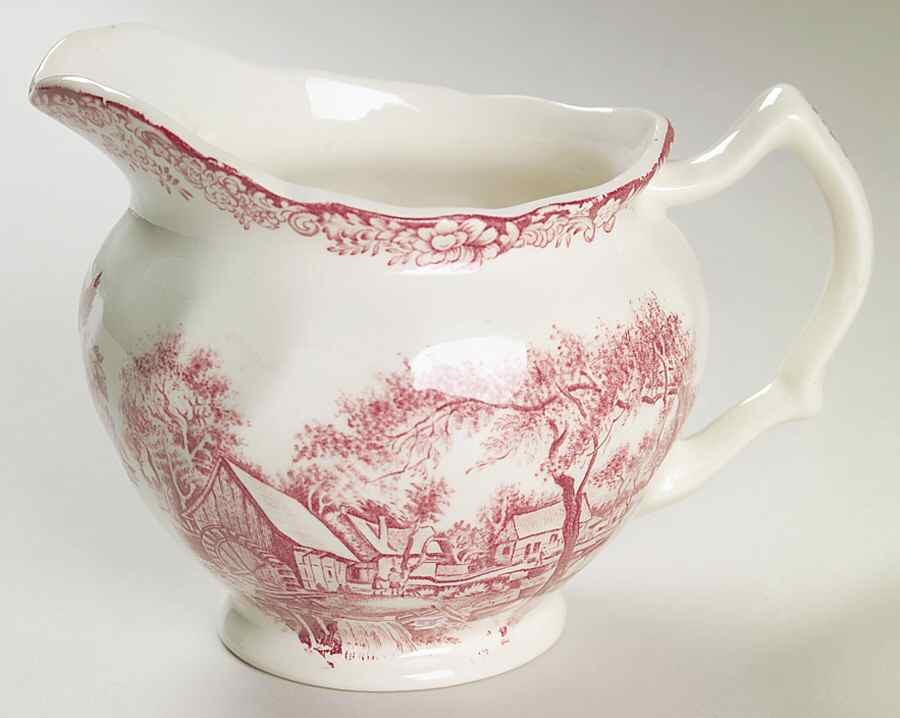 Millstream Pink Creamer by Johnson Brothers-1