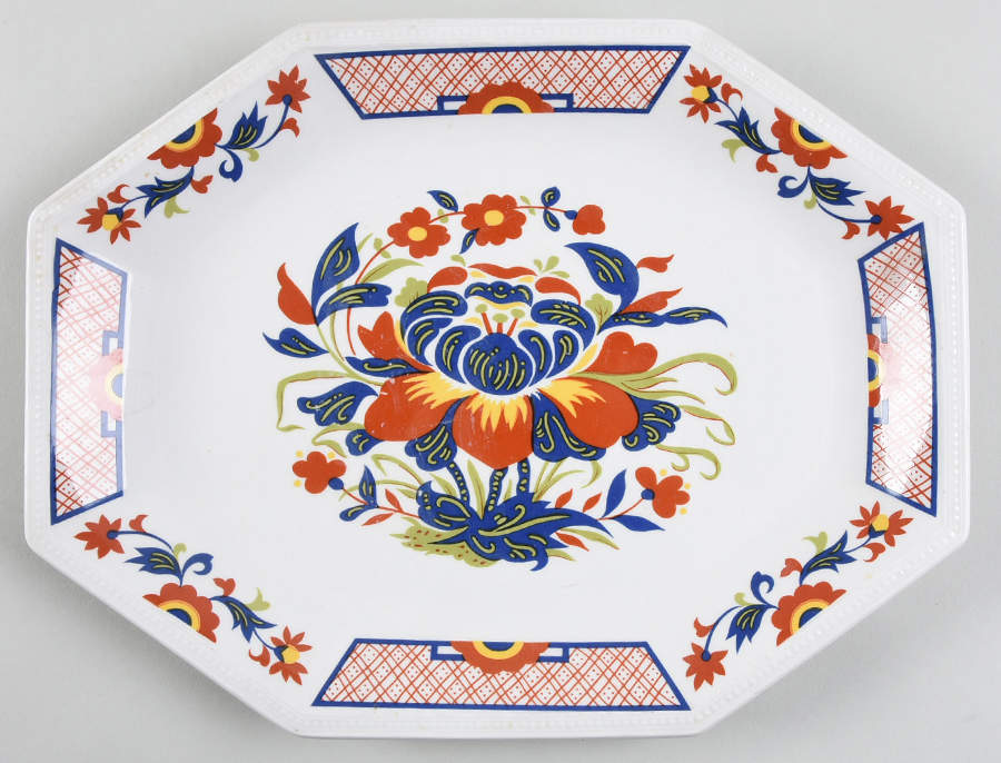 Ming 12" Oval Serving Platter by Johnson Brothers-1