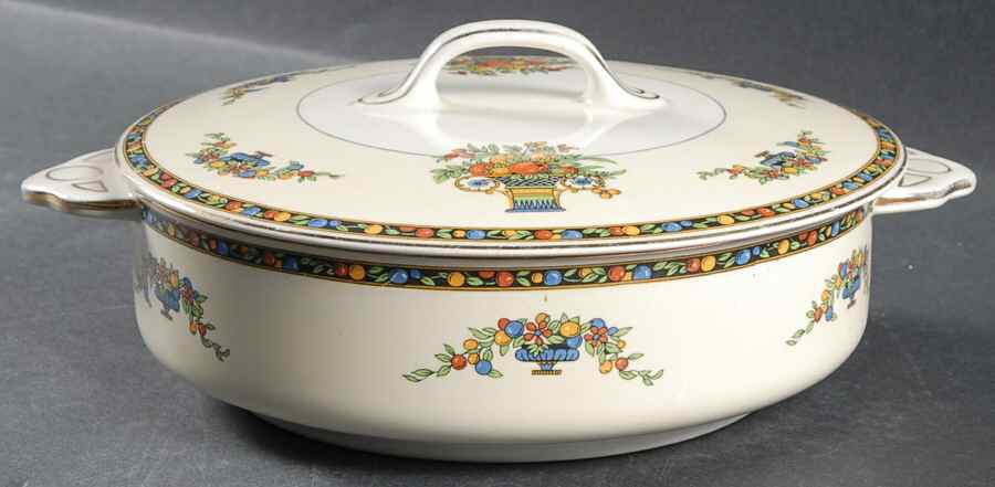 Minorca Round Covered Vegetable by Johnson Brothers-1