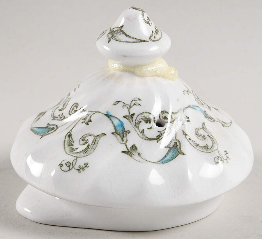 Minuet (Blue Green Scroll) Lid for Coffee Pot by Johnson Brothers-1