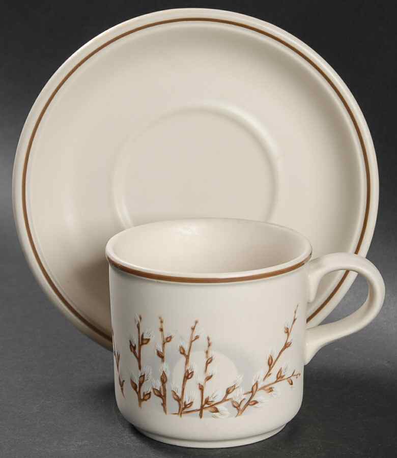 Misty Flat Cup & Saucer Set by Johnson Brothers-1