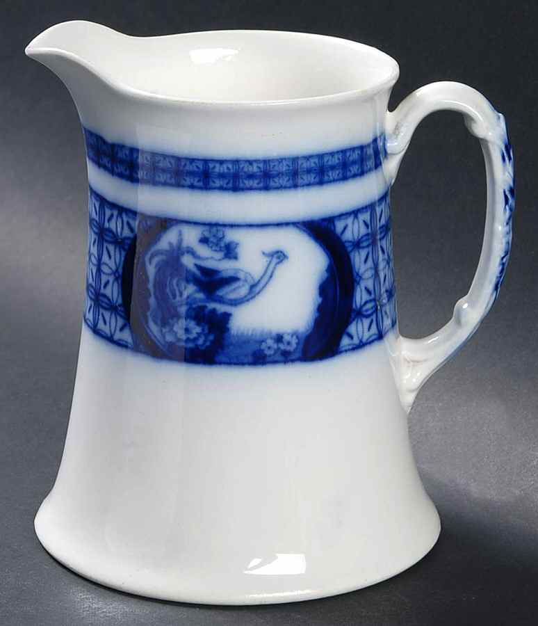 Mongolia (Flow Blue) 20 Oz Pitcher by Johnson Brothers-1