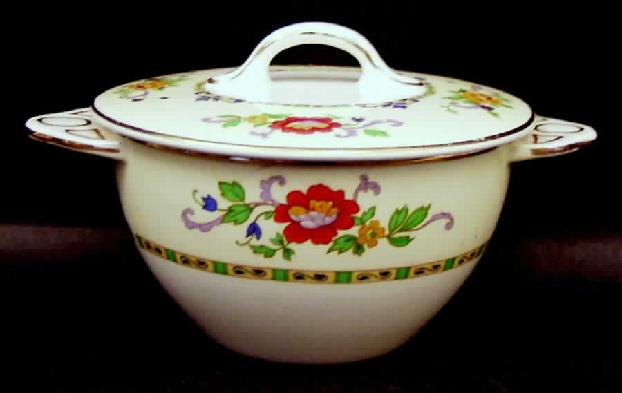 Mongolia (Pareek) Sugar Bowl & Lid by Johnson Brothers-1
