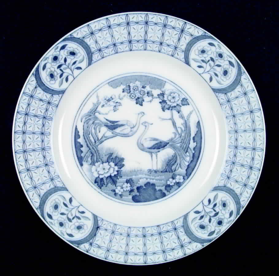 Mongolia (Gray Blue) Dinner Plate by Johnson Brothers-1
