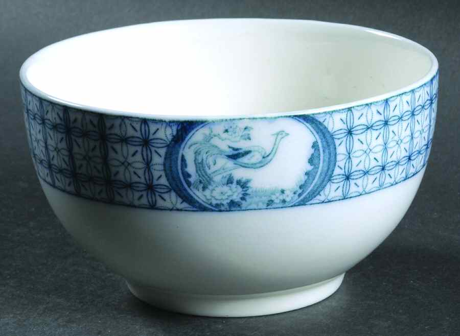 Mongolia (Gray Blue) Cranberry Bowl by Johnson Brothers-1