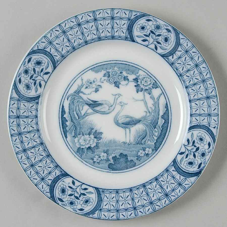 Mongolia (Gray Blue) Bread & Butter Plate by Johnson Brothers-1