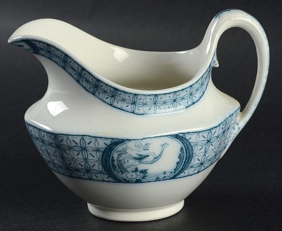 Mongolia (Gray Blue) Creamer by Johnson Brothers-1
