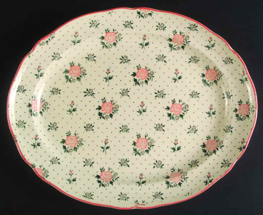 Monticello 13" Oval Serving Platter by Johnson Brothers-1
