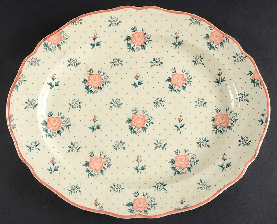 Monticello 11" Oval Serving Platter by Johnson Brothers-1