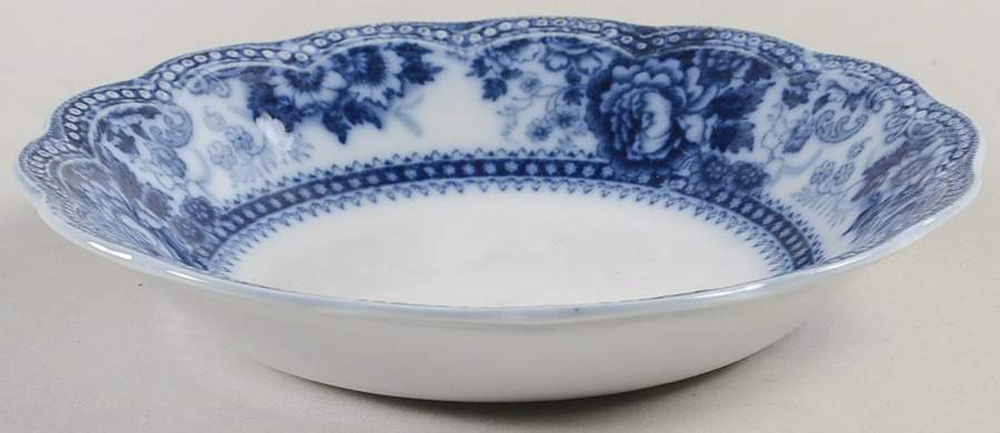 Montana (Flow Blue) Fruit/Dessert (Sauce) Bowl by Johnson Brothers-1
